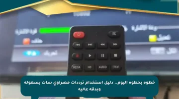 خطوة بخطوة اليوم.. دليل استخدام ترددات مصراوي سات بسهولة وبدقة عالية
